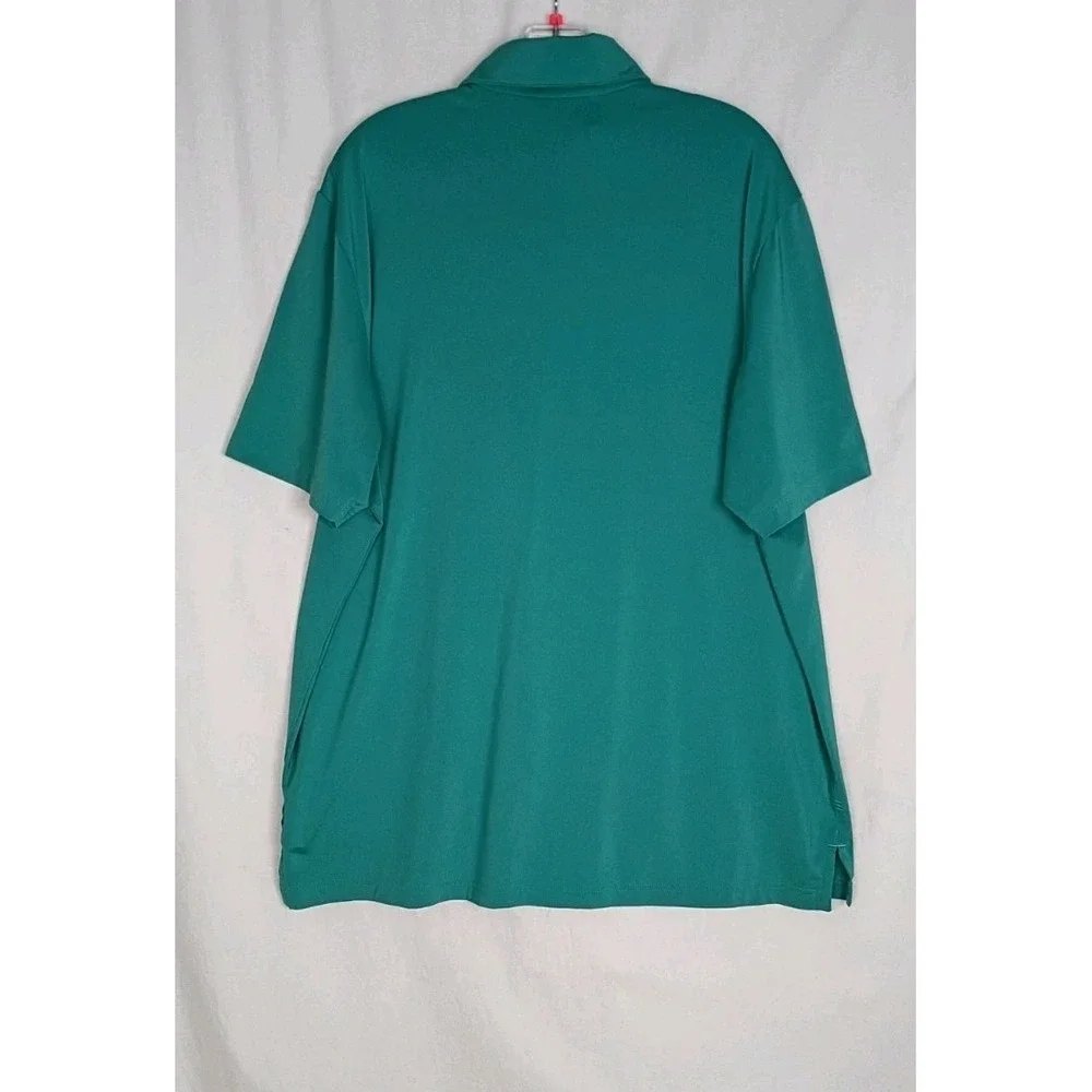 Adidas Polo Shirt Mens XL Green Casual Golf Golfing Lightweight‎ Outdoor Men